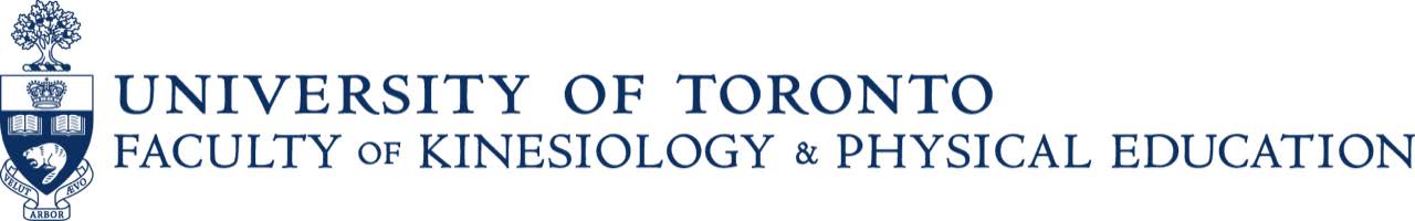 Logo of University Of Toronto Faculty of Kinesiology