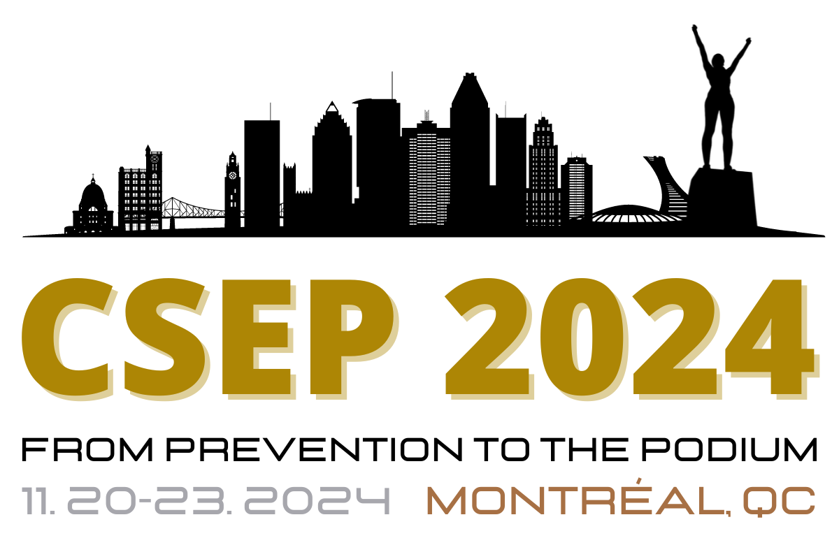 CSEP 2024, From prevention to the podium. MTL, QC. 